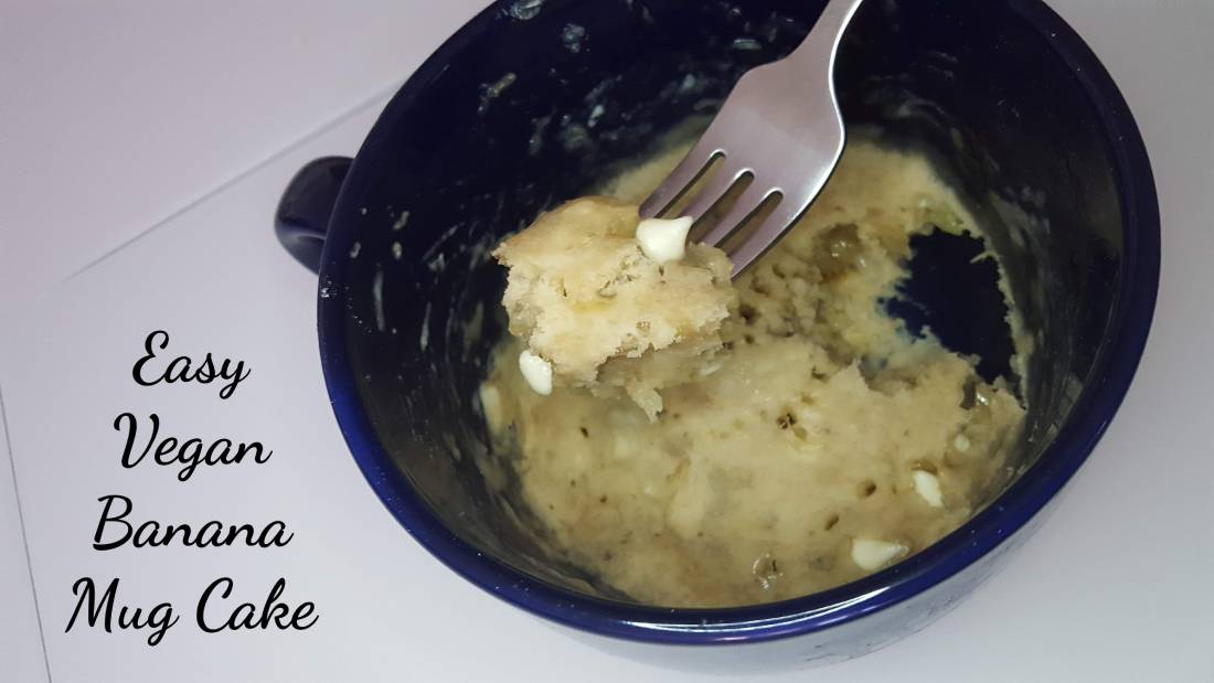 Easy Vegan Banana Mug Cake